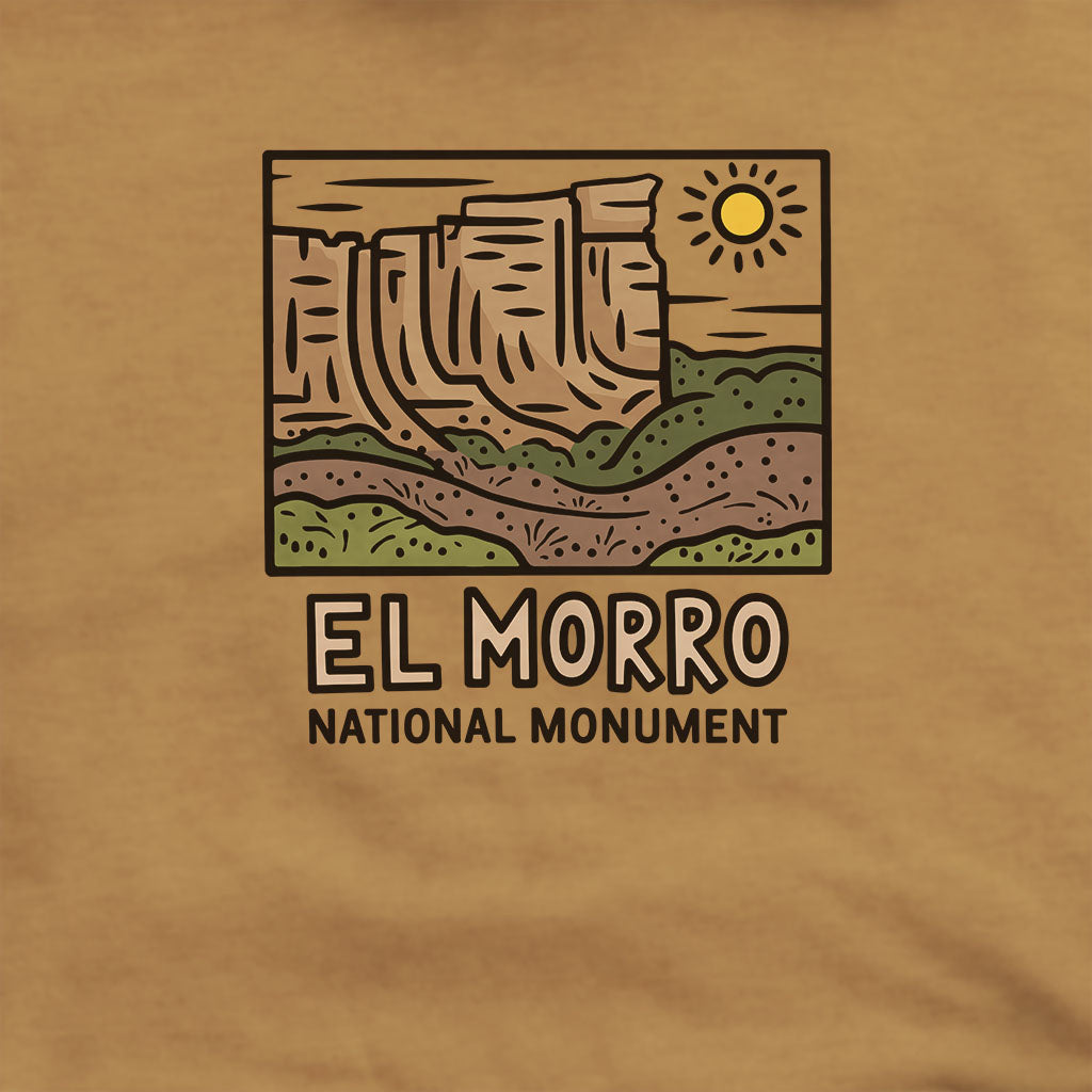 El Morro National Monument Hoodie Adventure and Outdoors Themed Hoodie