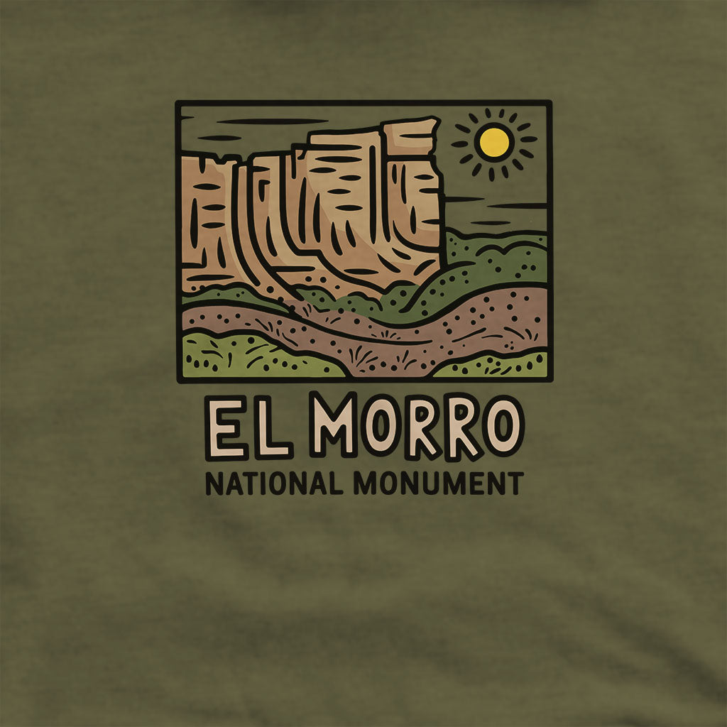 El Morro National Monument Hoodie Adventure and Outdoors Themed Hoodie