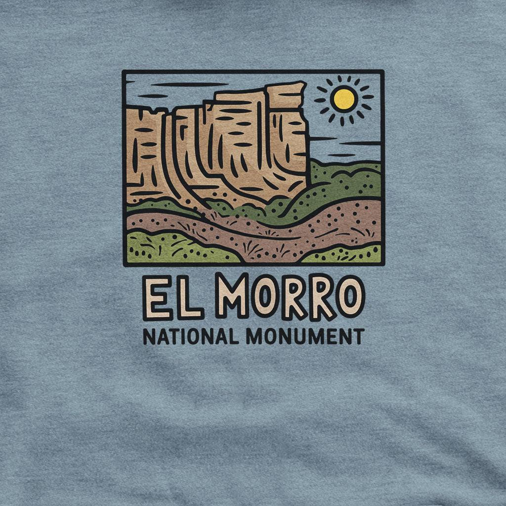 El Morro National Monument Hoodie Adventure and Outdoors Themed Hoodie