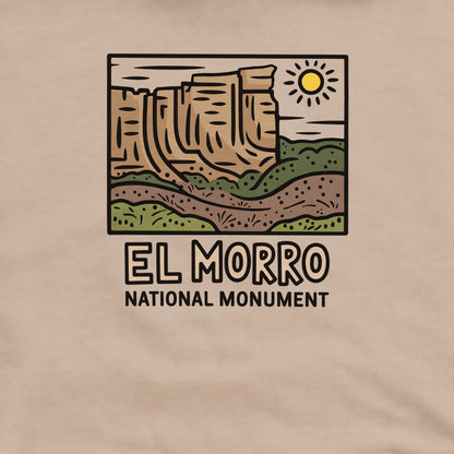 El Morro National Monument Crewneck Sweatshirt Adventure and Outdoors Themed Sweatshirt