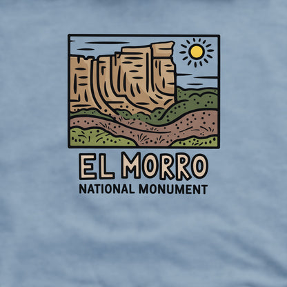 El Morro National Monument Crewneck Sweatshirt Adventure and Outdoors Themed Sweatshirt