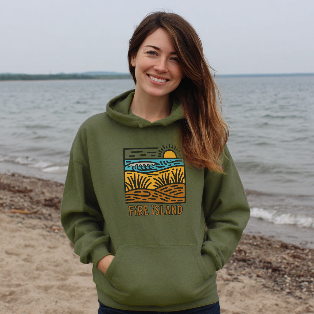Fire Island National Seashore Hoodie Adventure and Outdoors Themed Hoodie