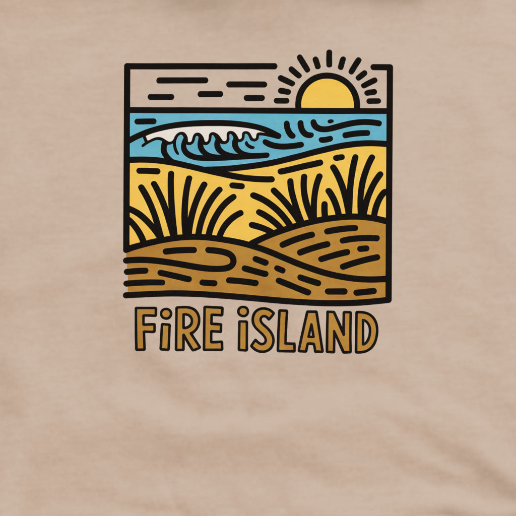 Fire Island National Seashore Crewneck Sweatshirt Adventure and Outdoors Themed Sweatshirt