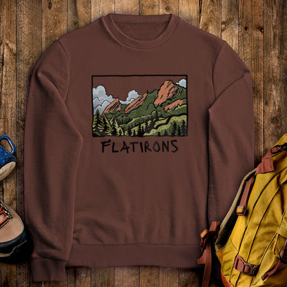 Flatirons Crewneck Sweatshirt