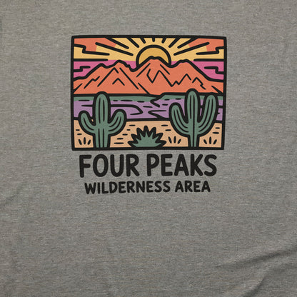 Four Peaks Wilderness Area T-Shirt Adventure and Outdoors Themed T-Shirt