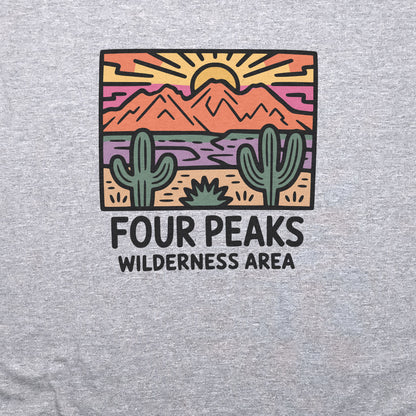 Four Peaks Wilderness Area T-Shirt Adventure and Outdoors Themed T-Shirt