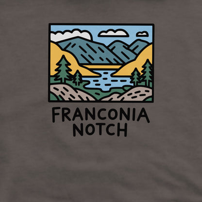 Franconia Notch State Park Crewneck Sweatshirt Adventure and Outdoors Themed Sweatshirt