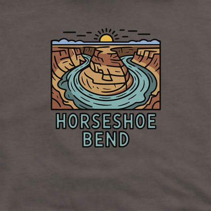 Horseshoe Bend Glen Canyon Hoodie Adventure and Outdoors Themed Hoodie