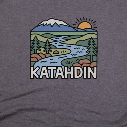 Mount Katahdin T-Shirt Adventure and Outdoors Themed T-Shirt