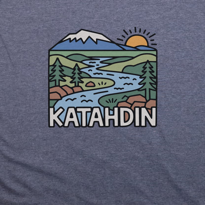 Mount Katahdin T-Shirt Adventure and Outdoors Themed T-Shirt