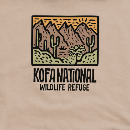 Kofa National Wildlife Refuge Crewneck Sweatshirt Adventure and Outdoors Themed Sweatshirt