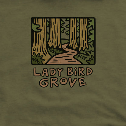 Lady Bird Grove Trail Hoodie Adventure and Outdoors Themed Hoodie