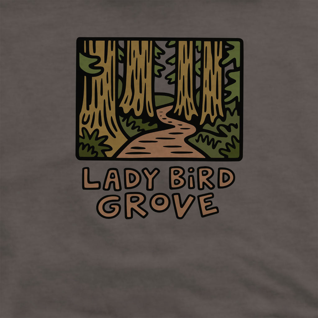 Lady Bird Grove Trail Crewneck Sweatshirt Adventure and Outdoors Themed Sweatshirt