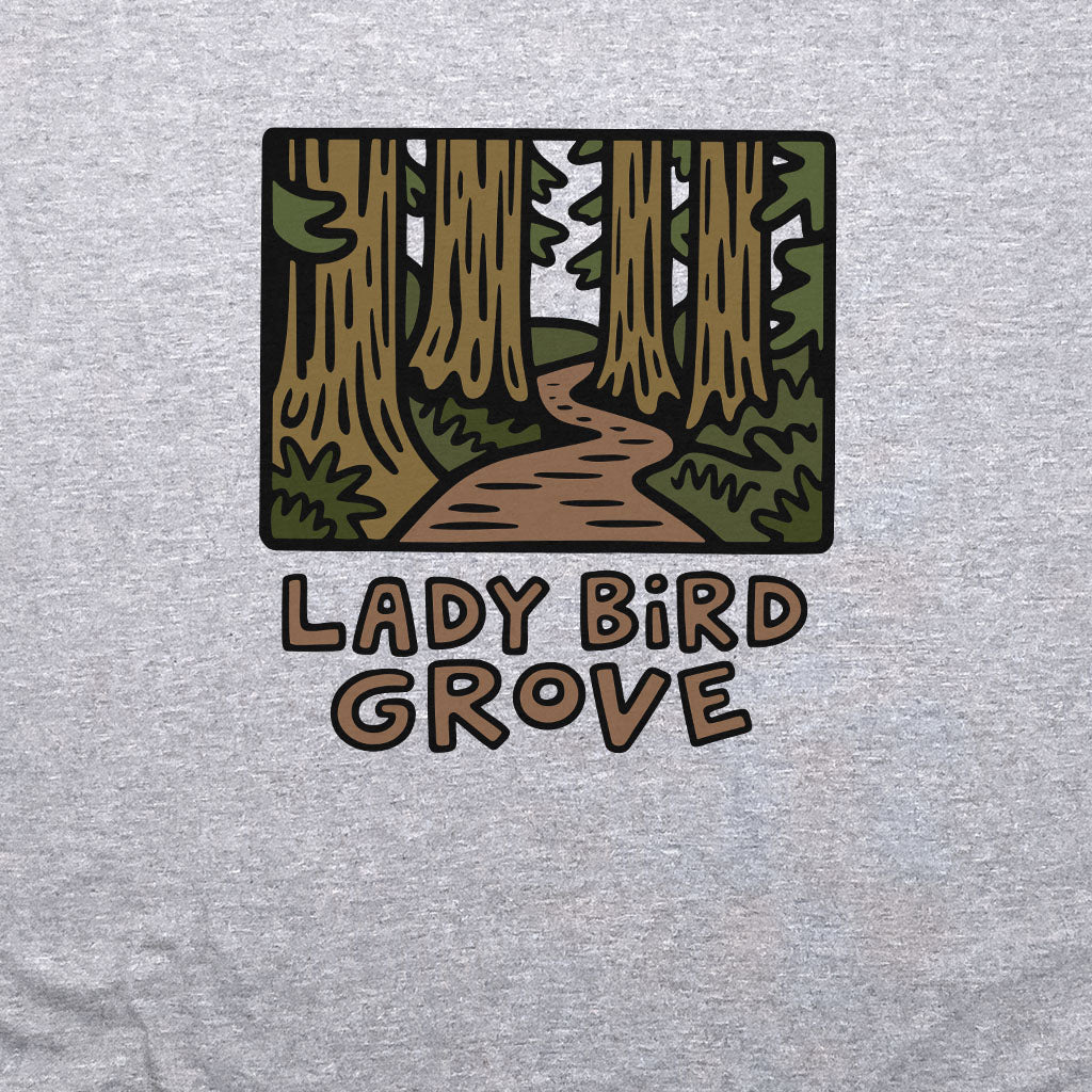 Lady Bird Grove Trail Crewneck Sweatshirt Adventure and Outdoors Themed Sweatshirt