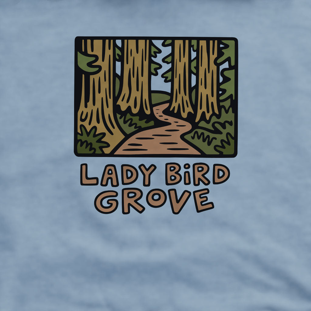 Lady Bird Grove Trail Crewneck Sweatshirt Adventure and Outdoors Themed Sweatshirt