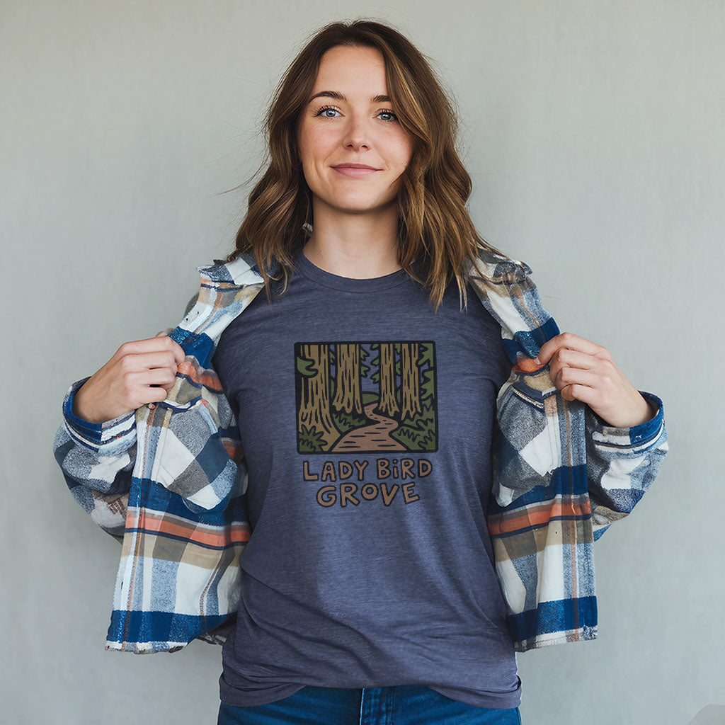 Lady Bird Grove Trail T-Shirt Adventure and Outdoors Themed T-Shirt