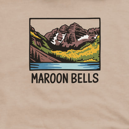 Maroon Bells Hoodie Adventure and Outdoors Themed Hoodie