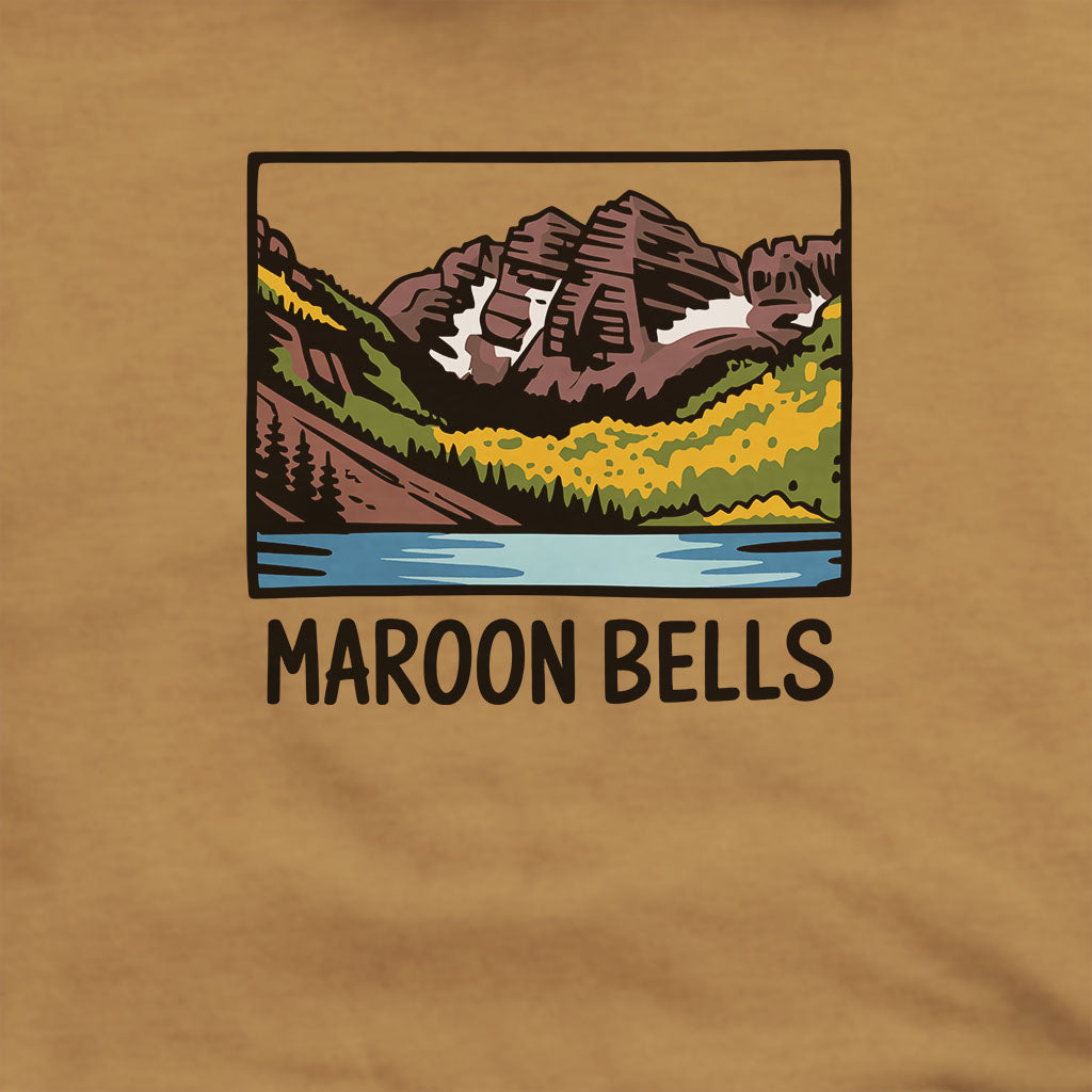 Maroon Bells Hoodie Adventure and Outdoors Themed Hoodie