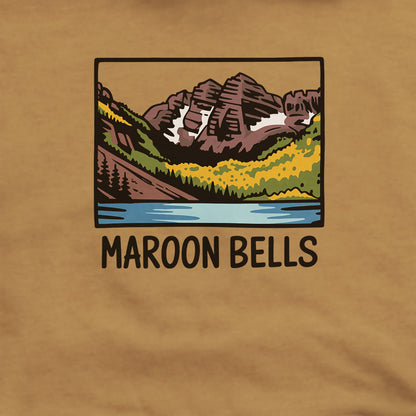 Maroon Bells Hoodie Adventure and Outdoors Themed Hoodie