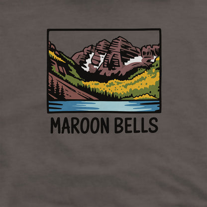 Maroon Bells Hoodie Adventure and Outdoors Themed Hoodie