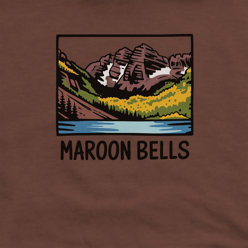 Maroon Bells Hoodie Adventure and Outdoors Themed Hoodie