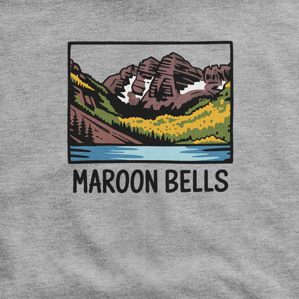 Maroon Bells Hoodie Adventure and Outdoors Themed Hoodie