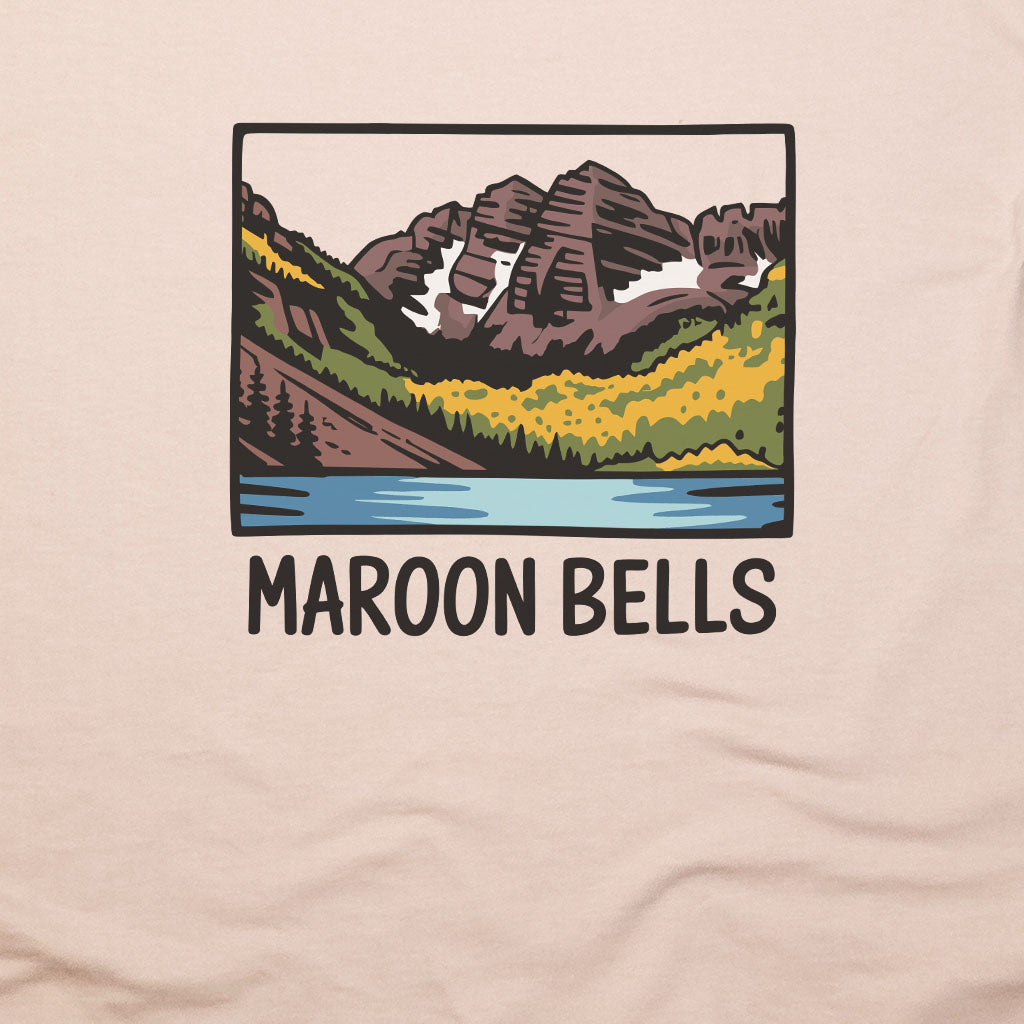 Maroon Bells T-Shirt Adventure and Outdoors Themed T-Shirt