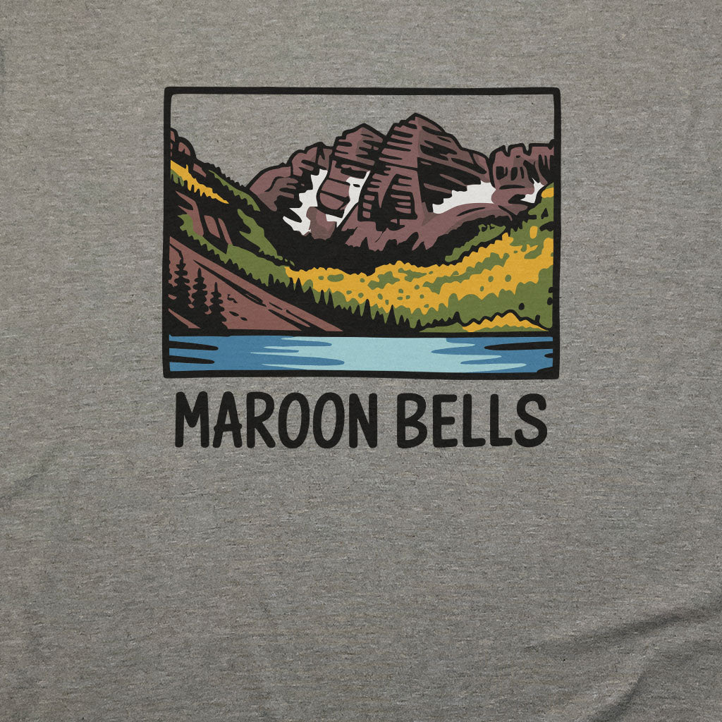 Maroon Bells T-Shirt Adventure and Outdoors Themed T-Shirt