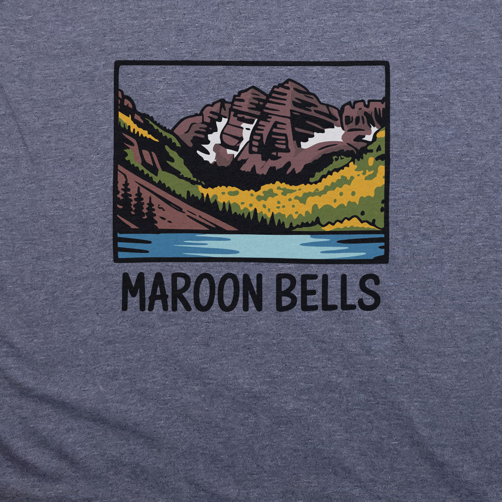 Maroon Bells T-Shirt Adventure and Outdoors Themed T-Shirt