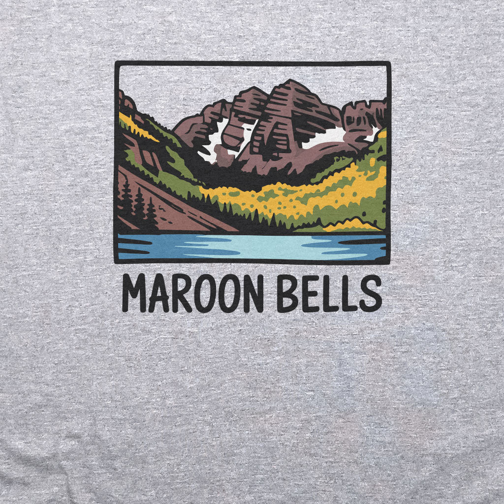 Maroon Bells T-Shirt Adventure and Outdoors Themed T-Shirt