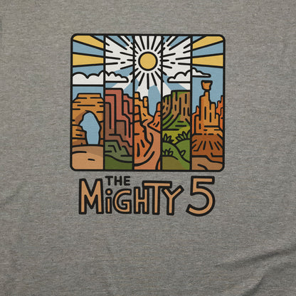 The Mighty 5 T-Shirt Adventure and Outdoors Themed T-Shirt