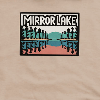Mirror Lake Crewneck Sweatshirt Adventure and Outdoors Themed Sweatshirt