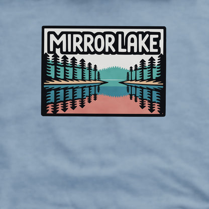 Mirror Lake Crewneck Sweatshirt Adventure and Outdoors Themed Sweatshirt