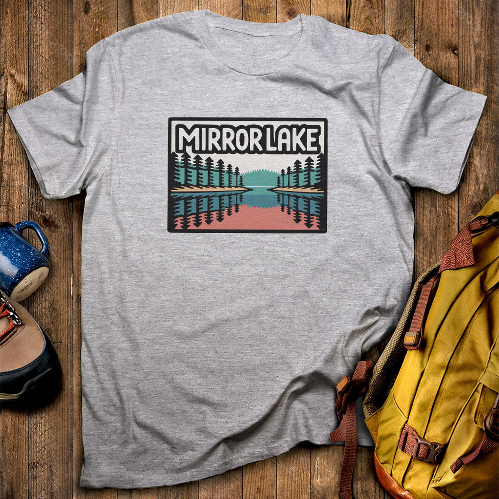 Mirror Lake T-Shirt Sport Grey Adventure and Outdoors Themed T-Shirt