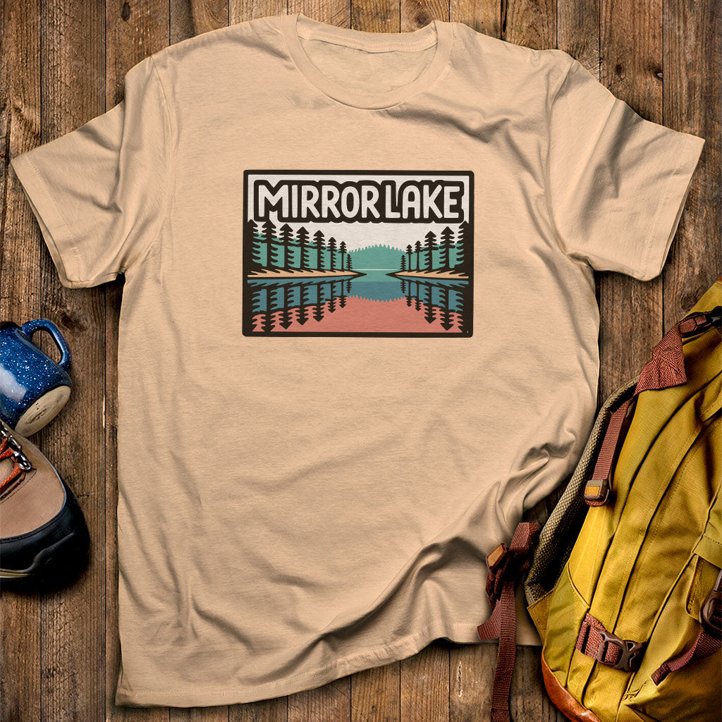 Mirror Lake T-Shirt Sand Adventure and Outdoors Themed T-Shirt