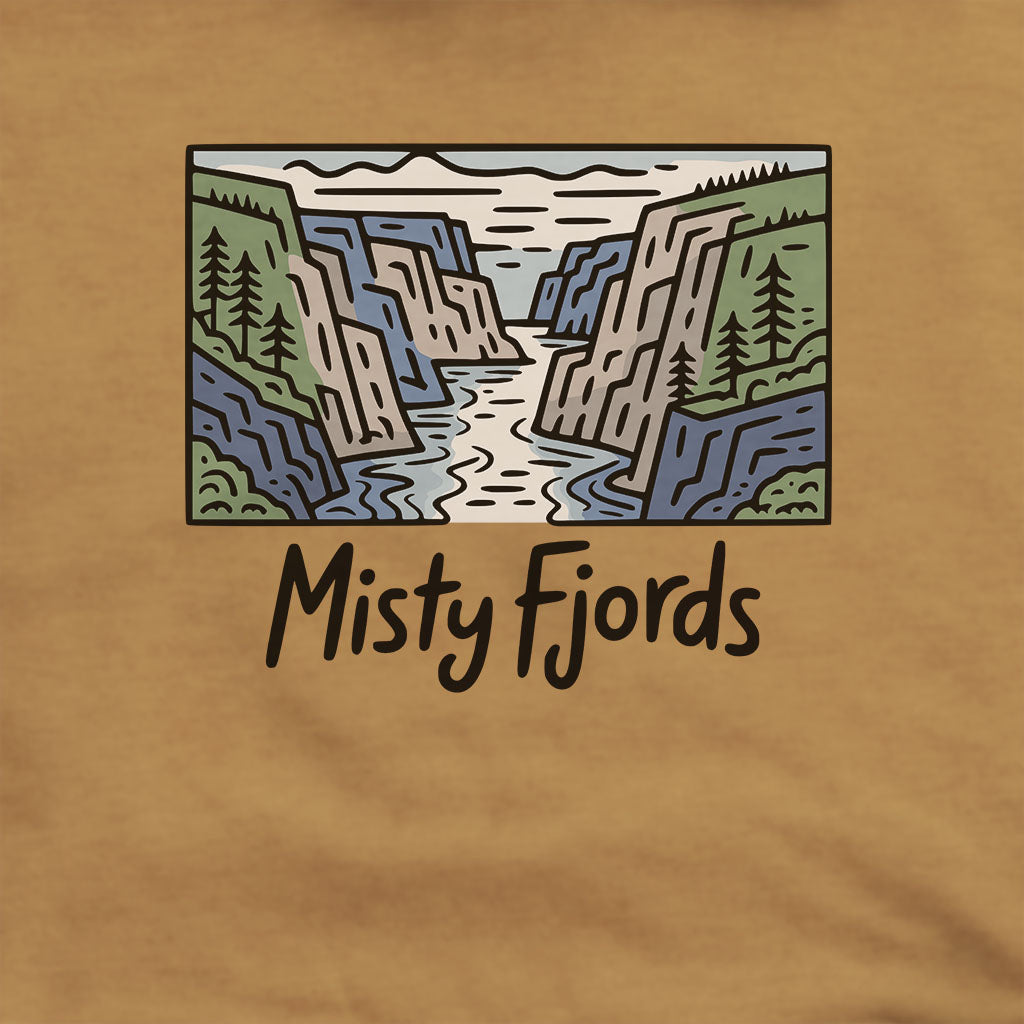 Misty Fjords National Monument Hoodie Adventure and Outdoors Themed Hoodie