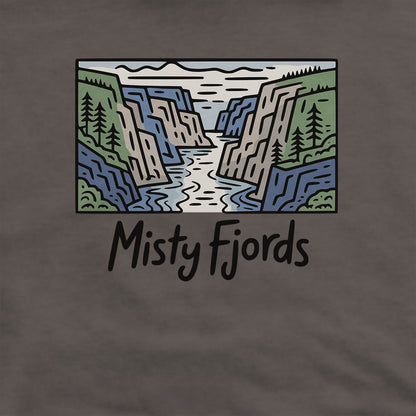 Misty Fjords National Monument Hoodie Adventure and Outdoors Themed Hoodie