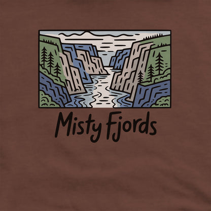 Misty Fjords National Monument Hoodie Adventure and Outdoors Themed Hoodie