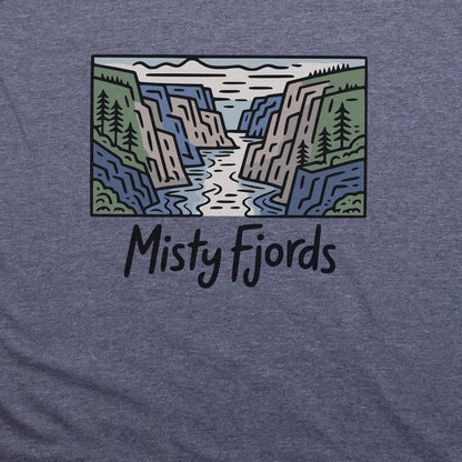 Misty Fjords National Monument T-Shirt Adventure and Outdoors Themed T-Shirt