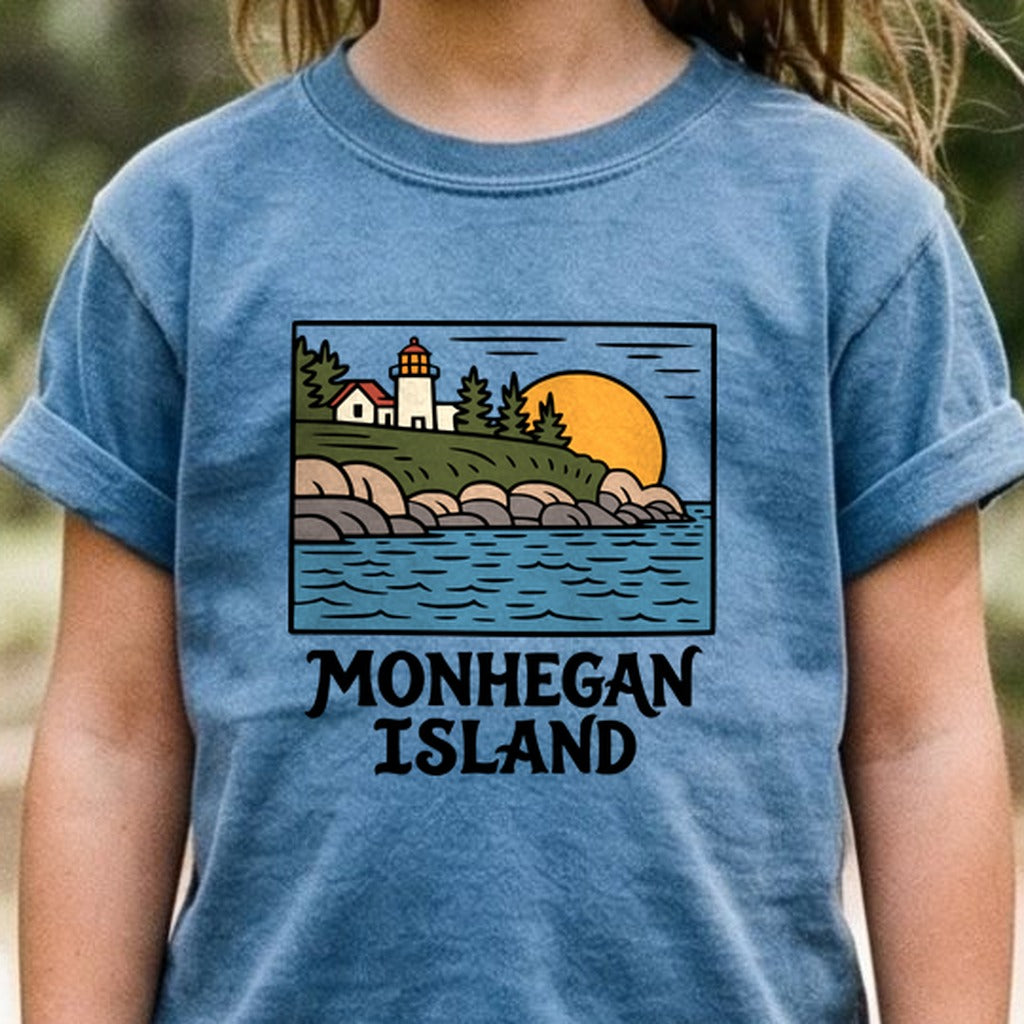 Monhegan Island Kids Cotton T-Shirt