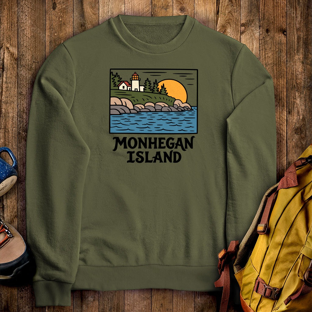 Monhegan Island Crewneck Sweatshirt