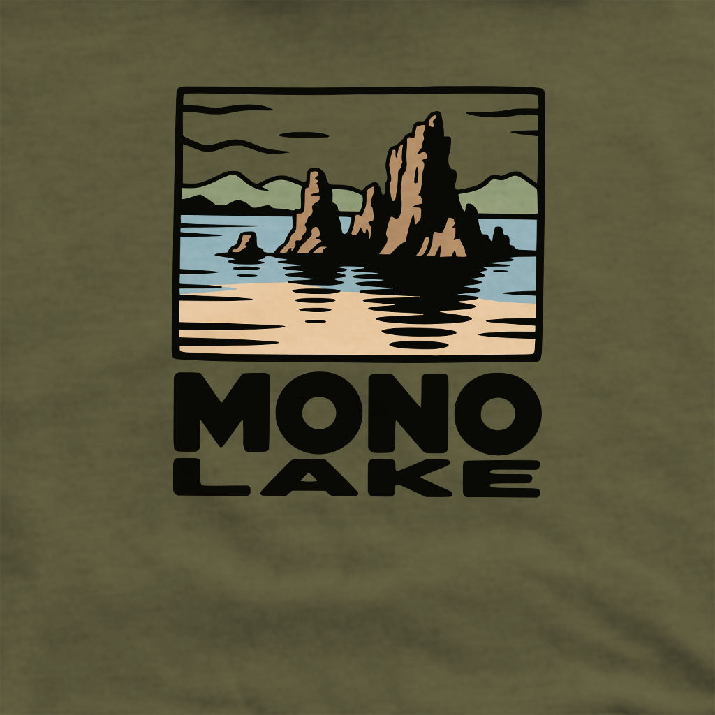 Mono Lake Crewneck Sweatshirt Adventure and Outdoors Themed Sweatshirt