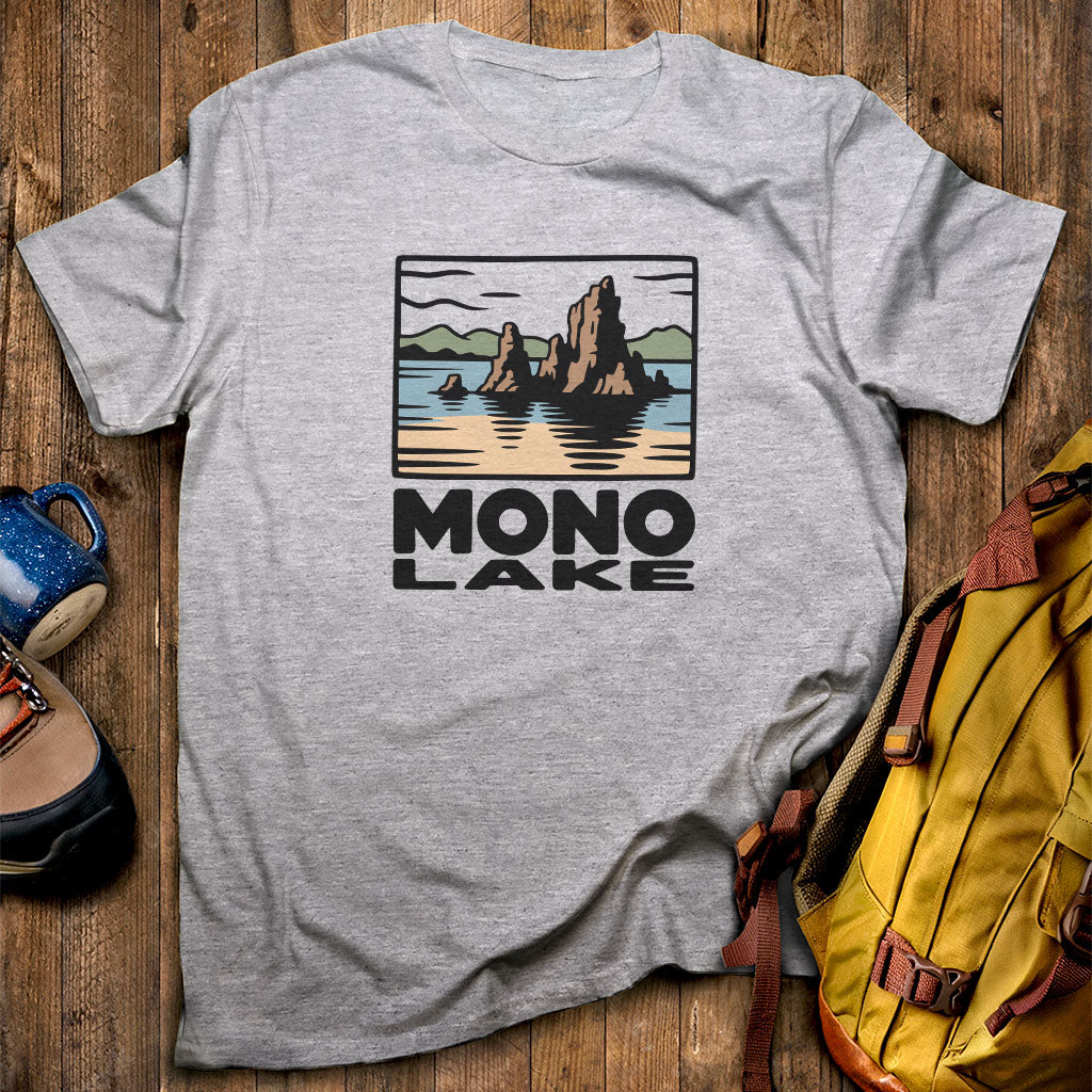 Mono Lake T-Shirt Sport Grey Adventure and Outdoors Themed T-Shirt