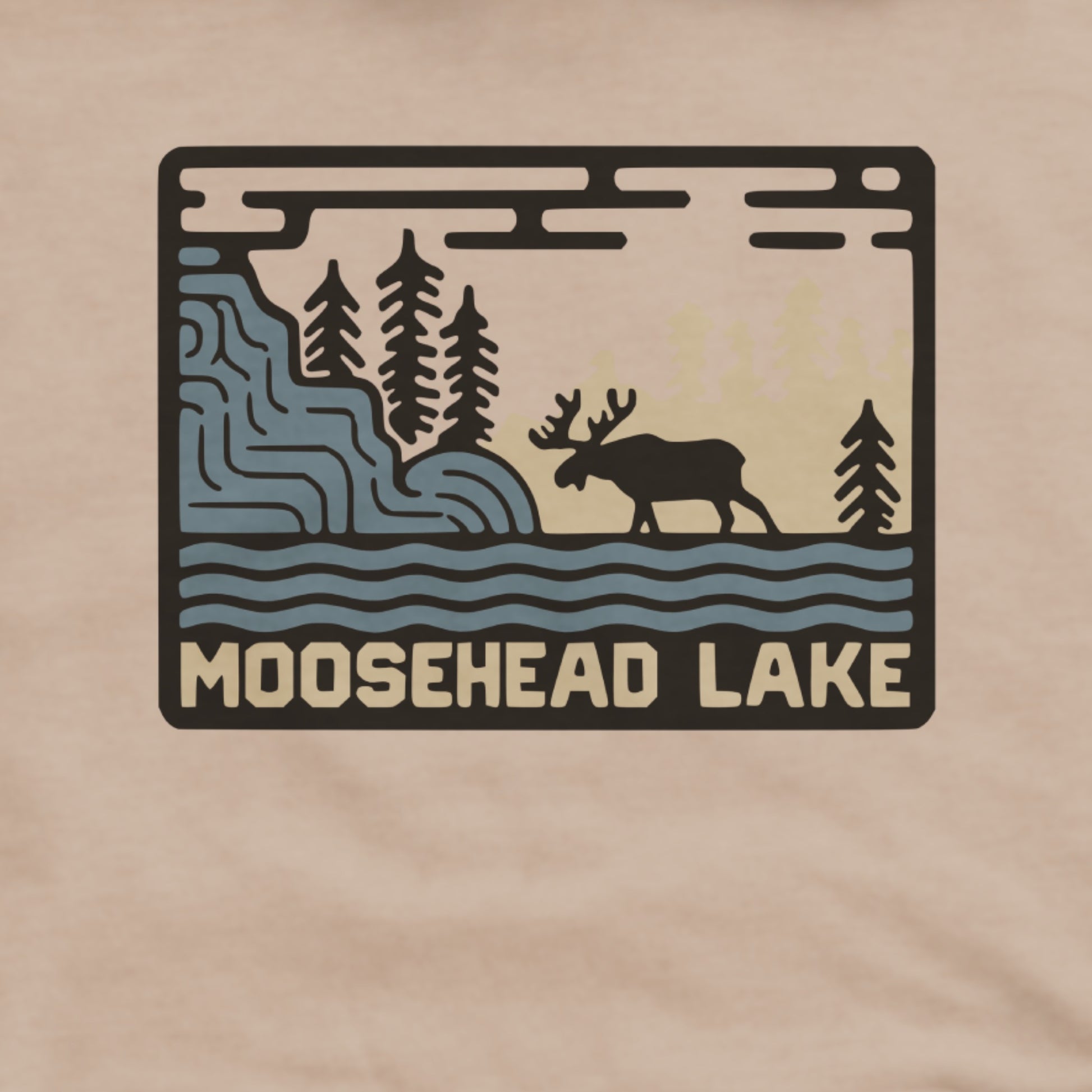 Moosehead Lake Hoodie Adventure and Outdoors Themed Hoodie