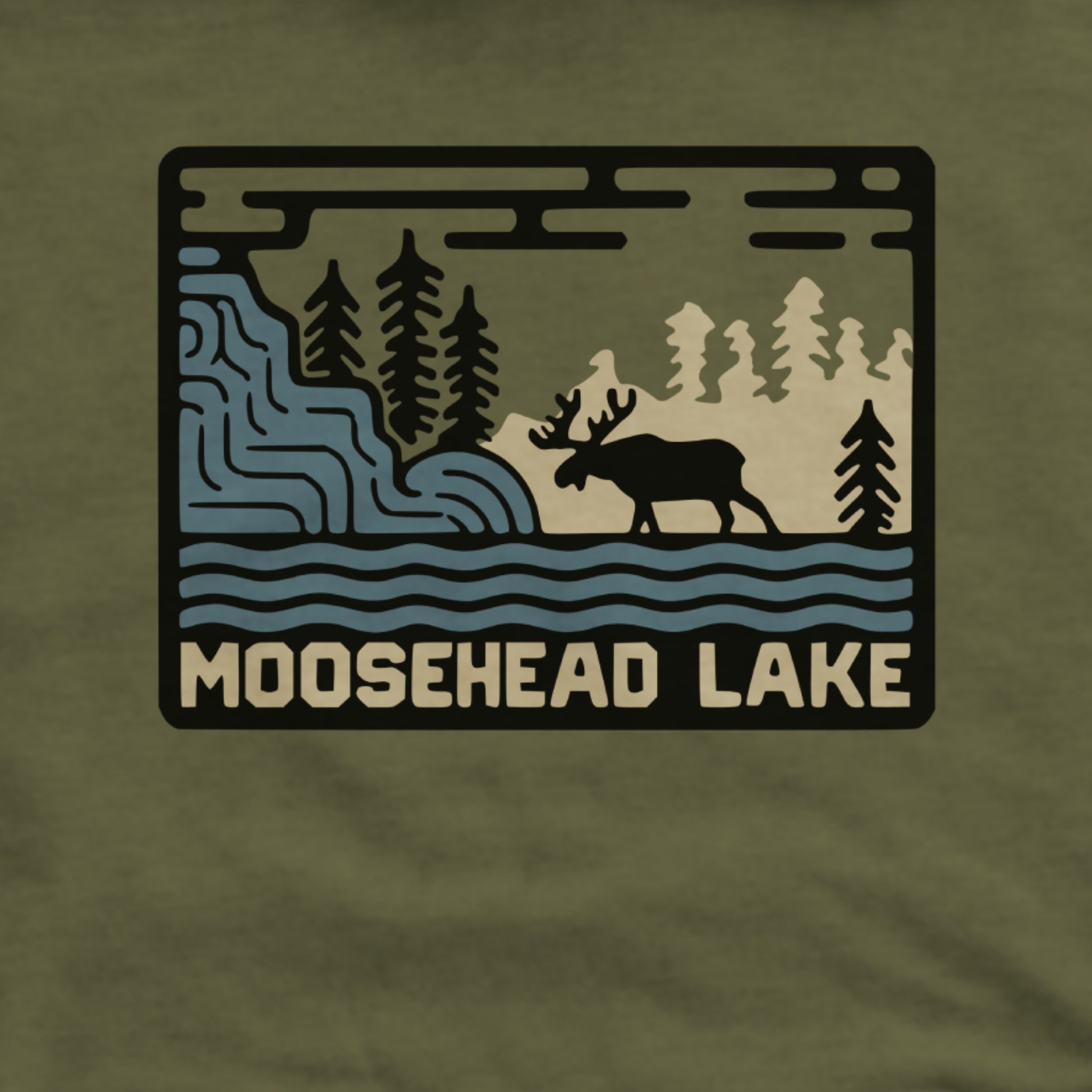 Moosehead Lake Hoodie Adventure and Outdoors Themed Hoodie