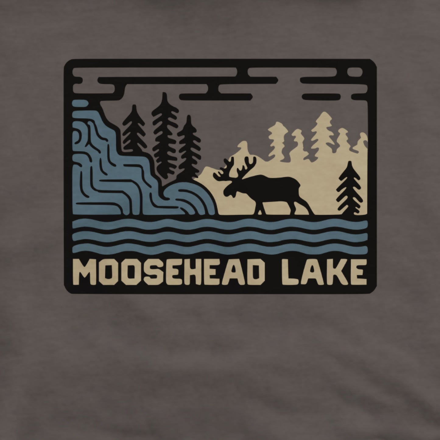 Moosehead Lake Hoodie Adventure and Outdoors Themed Hoodie