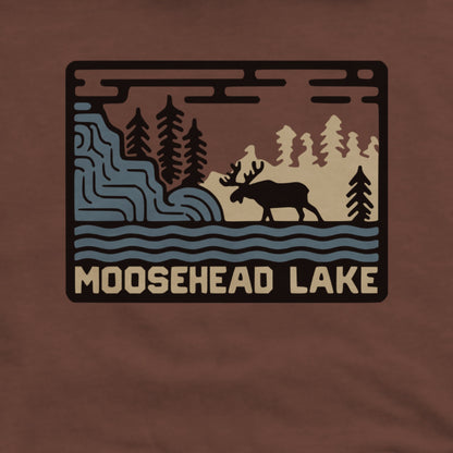 Moosehead Lake Hoodie Adventure and Outdoors Themed Hoodie