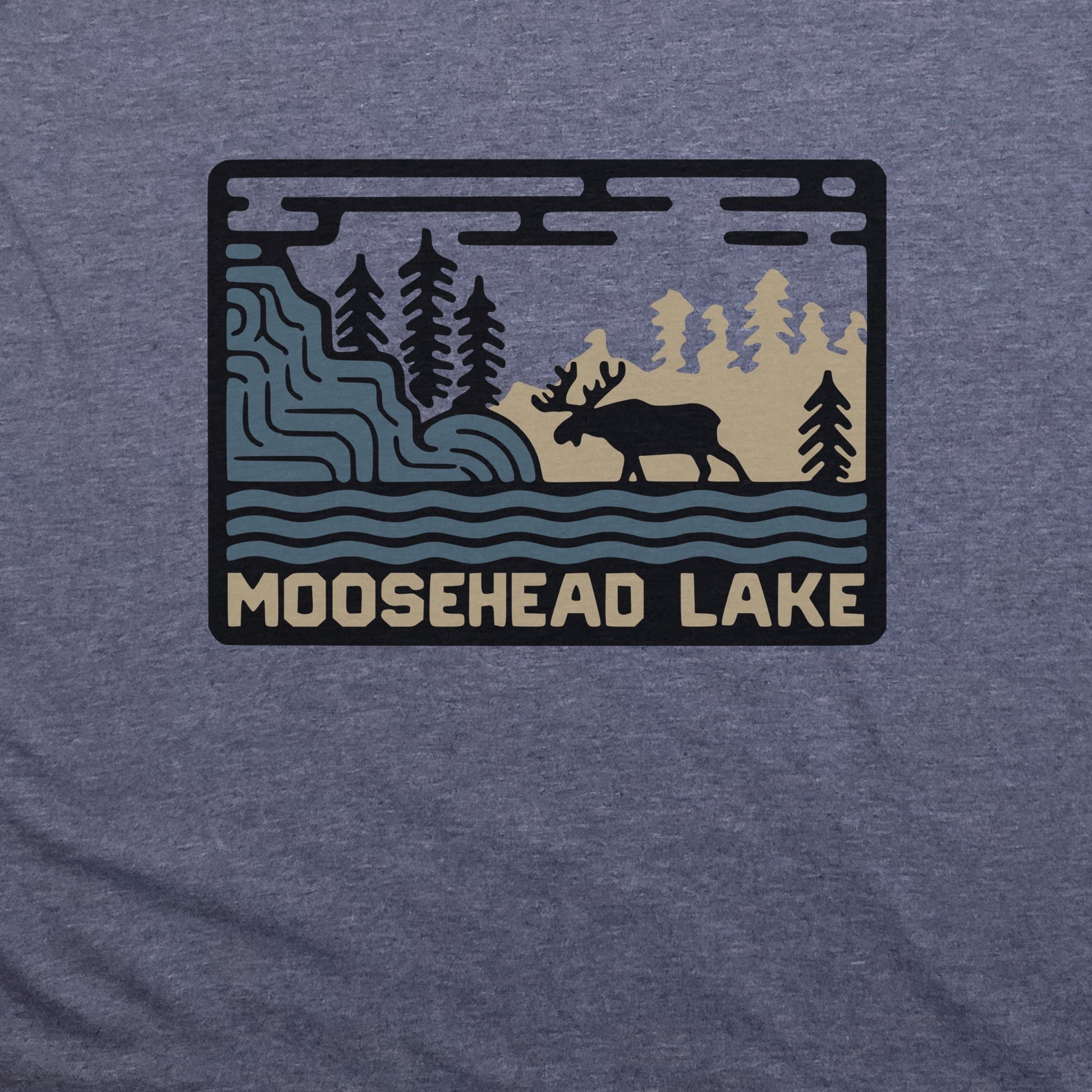 Moosehead Lake T-Shirt Adventure and Outdoors Themed T-Shirt
