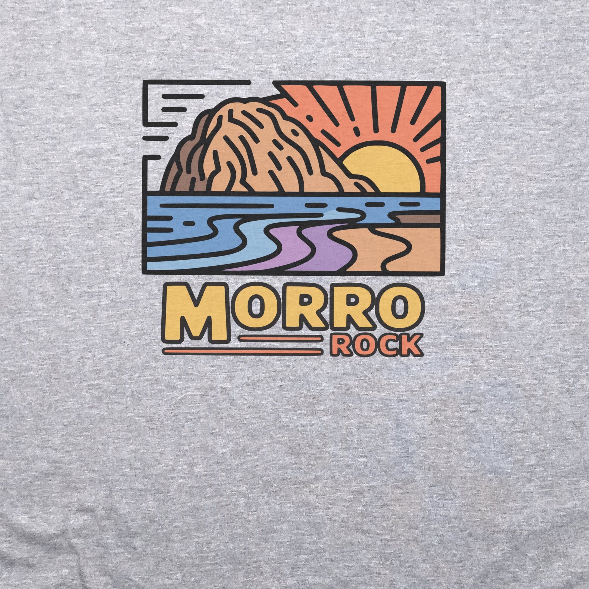 Morro Rock T-Shirt Adventure and Outdoors Themed T-Shirt