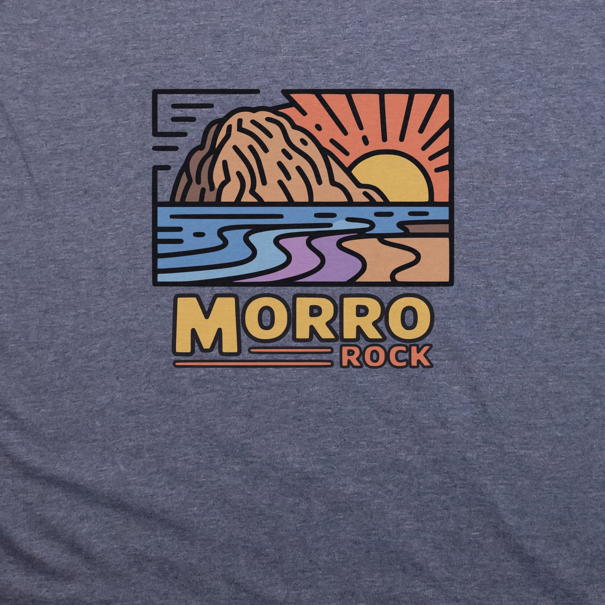 Morro Rock T-Shirt Adventure and Outdoors Themed T-Shirt